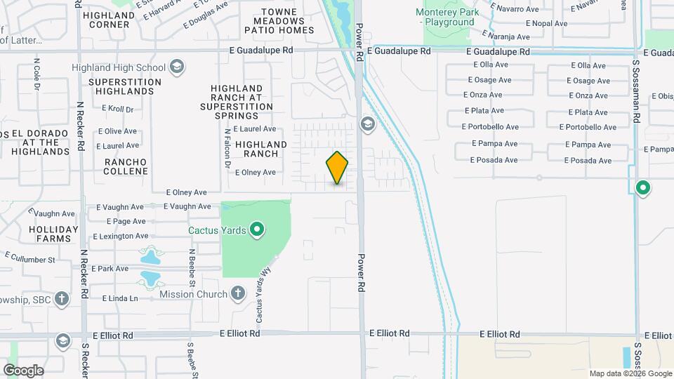 4725 E Olney Ave Map and Location Details