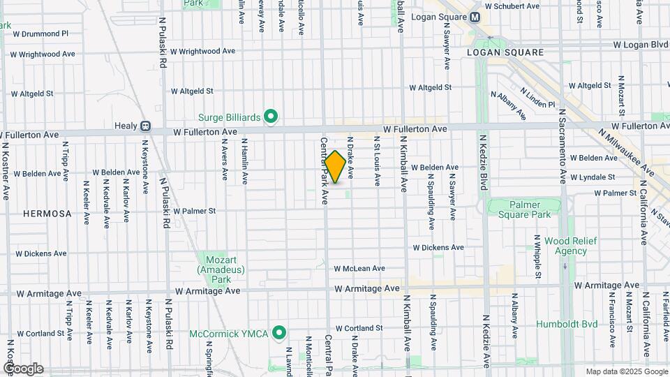 3578 W Lyndale St Map and Location Details