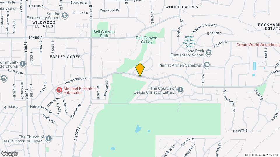 1934 Wasatch Blvd Map and Location Details