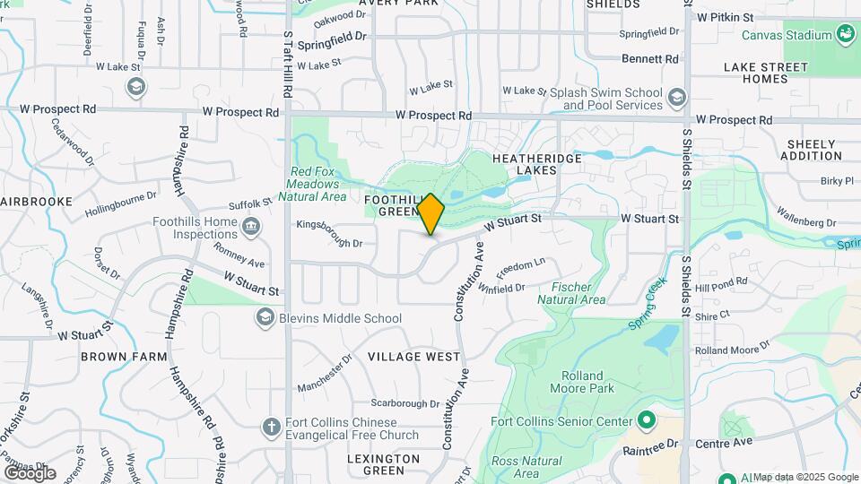 1701 Ridgewood Rd Mapa y Detalles de la Ubicación