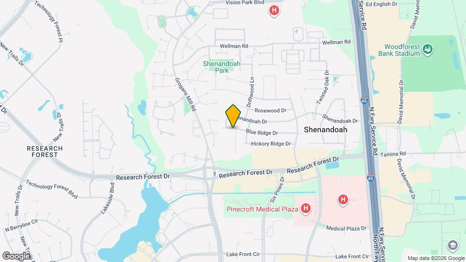 717 Blue Ridge Dr Map and Location Details