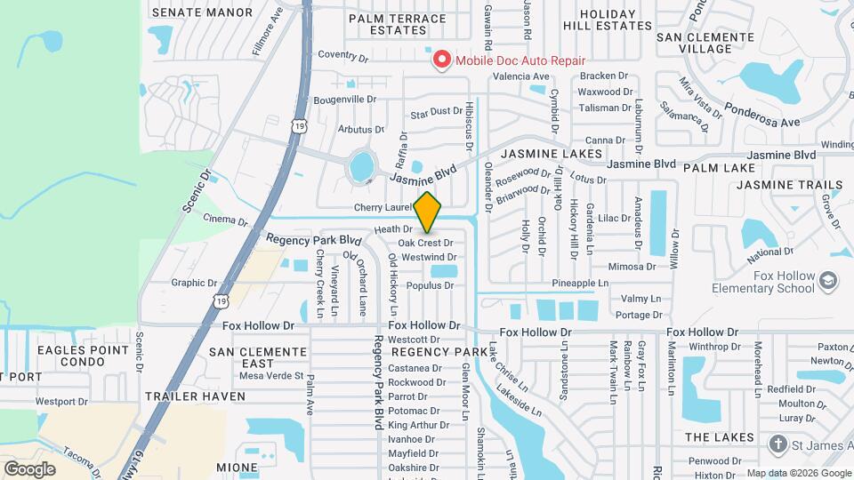 7317 Oak Crest Dr Map and Location Details