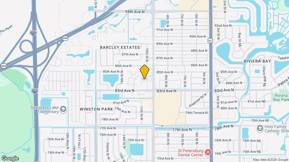 8365 10th Way N Map and Location Details