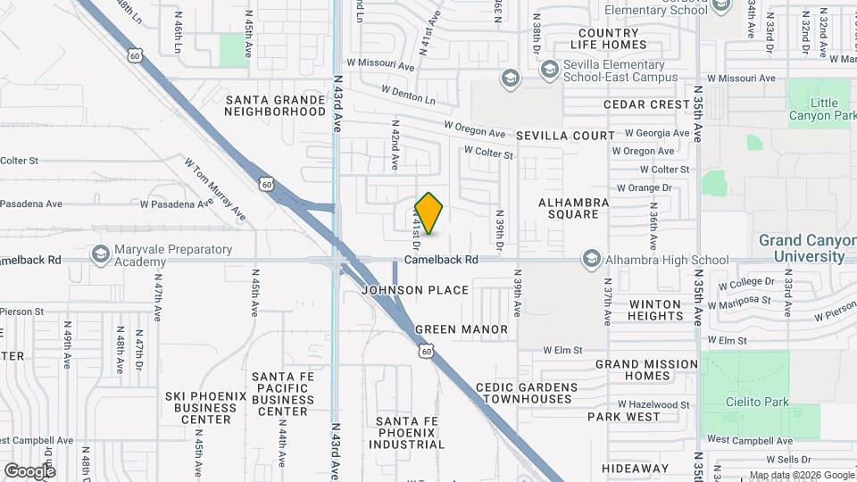 4051 W Reade Ave Mapa y Detalles de la Ubicación