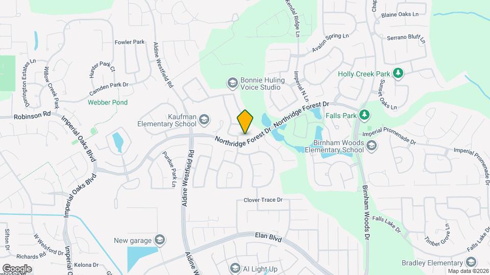 3010 Silverwood Park Ln Mapa y Detalles de la Ubicación