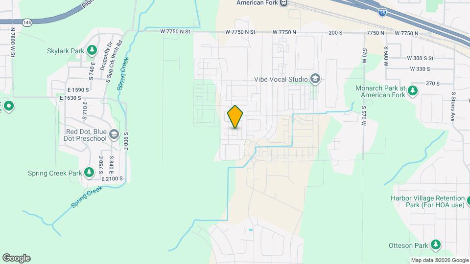 543 S 1040 W Map and Location Details