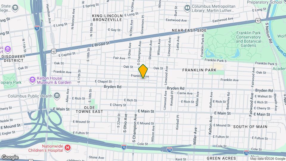 1185 Gustavus Ln Map and Location Details