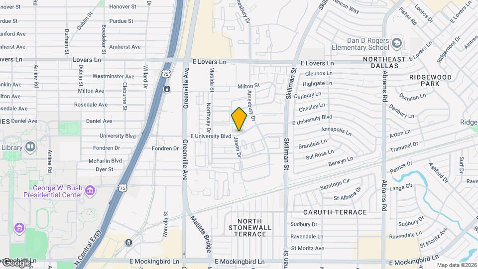5907 E University Blvd, Unit 203 Map and Location Details