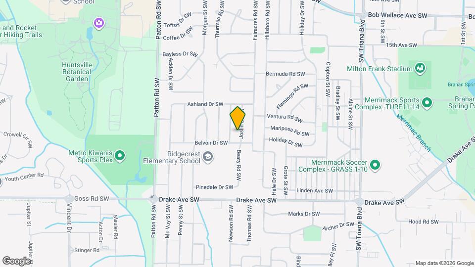 3218 Joslin St SW Map and Location Details