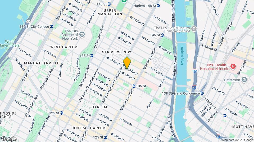 174 W 137th St Map and Location Details
