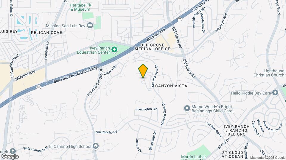 737 Vista Grande Way Map and Location Details