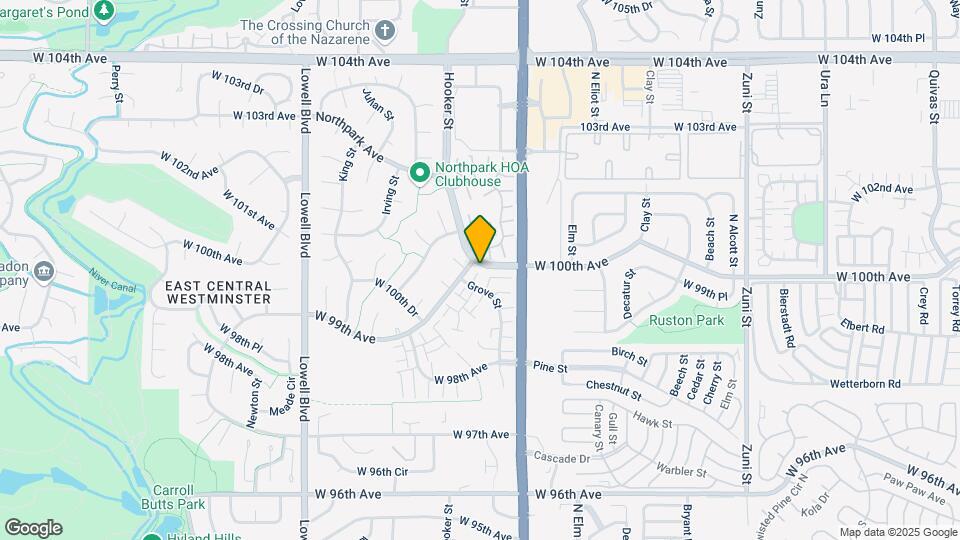 9990 Grove St, Unit E Map and Location Details