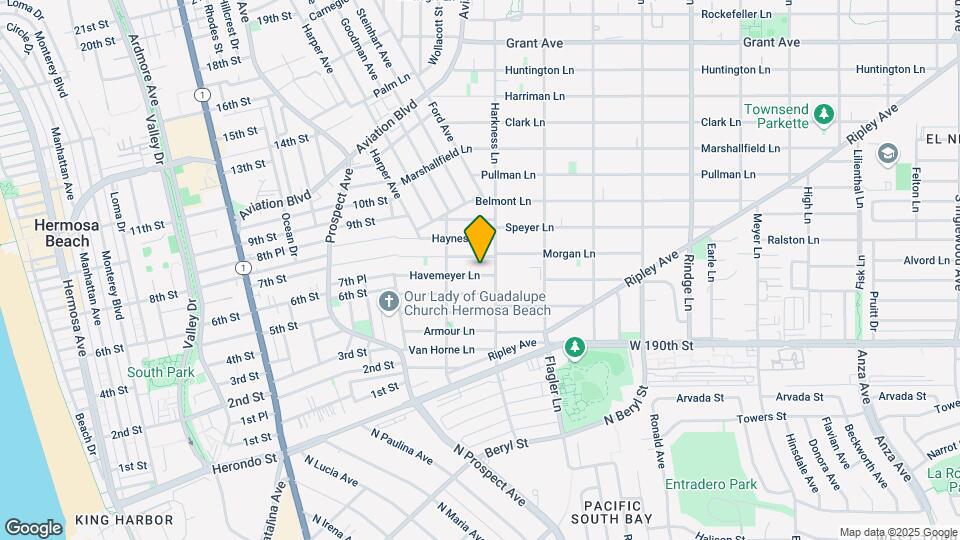 1733 Havemeyer Ln Map and Location Details
