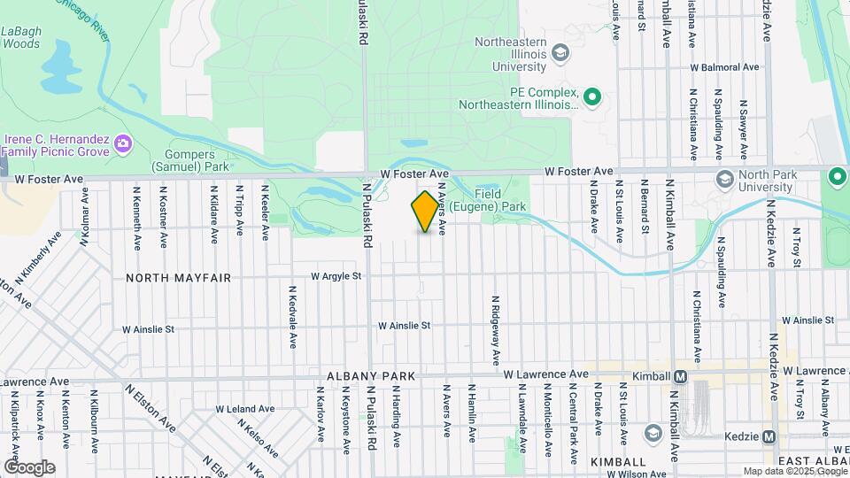 5039 N Springfield Ave Map and Location Details