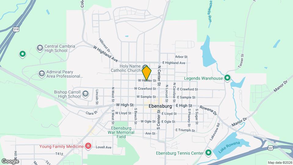 220 W Horner St Map and Location Details