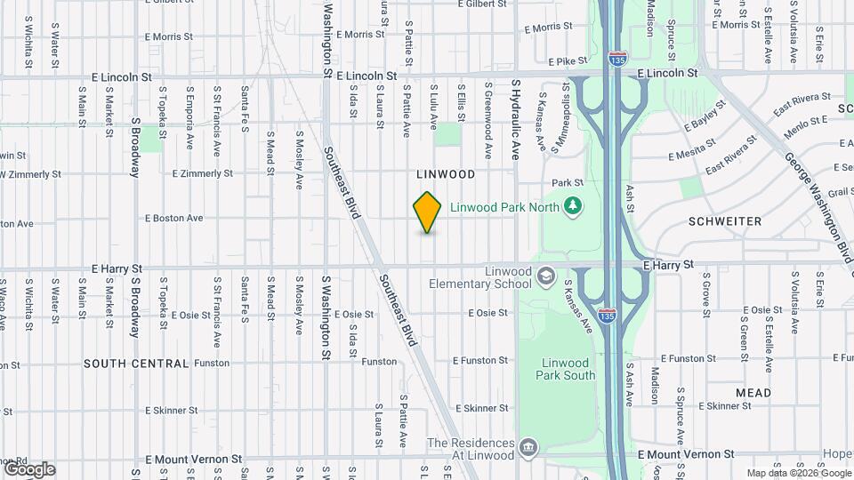 1527 S Lulu Ave Map and Location Details