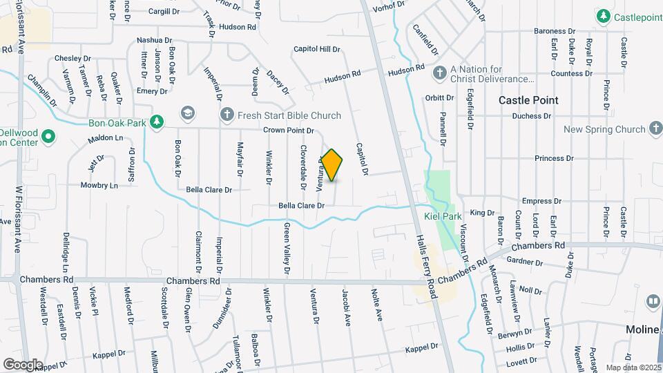10121 Crown Point Dr Map and Location Details