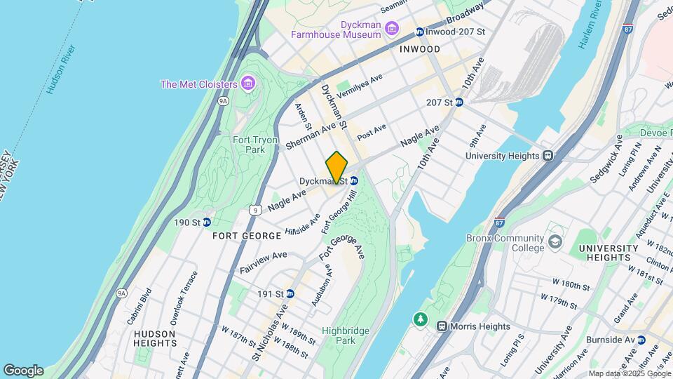 134-138 Hillside Ave Mapa y Detalles de la Ubicación
