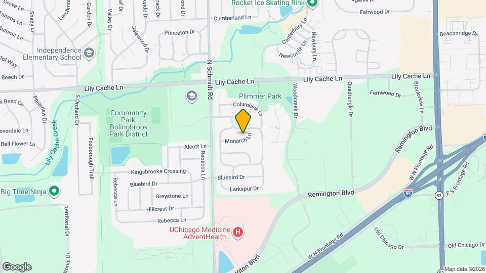 434 Monarch Ln Map and Location Details