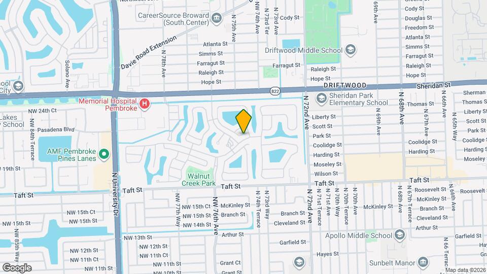 7482 NW 21st Ct Map and Location Details