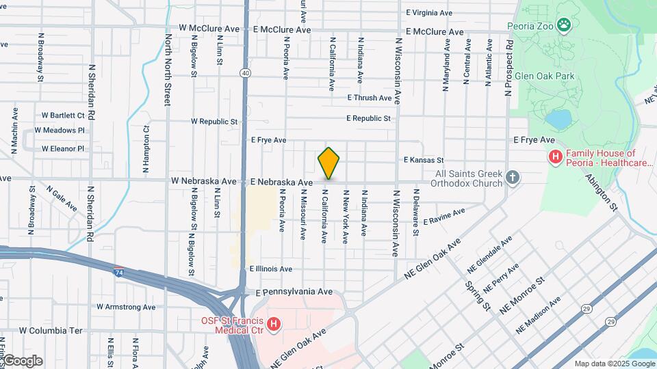 1838 N California Ave Mapa y Detalles de la Ubicación