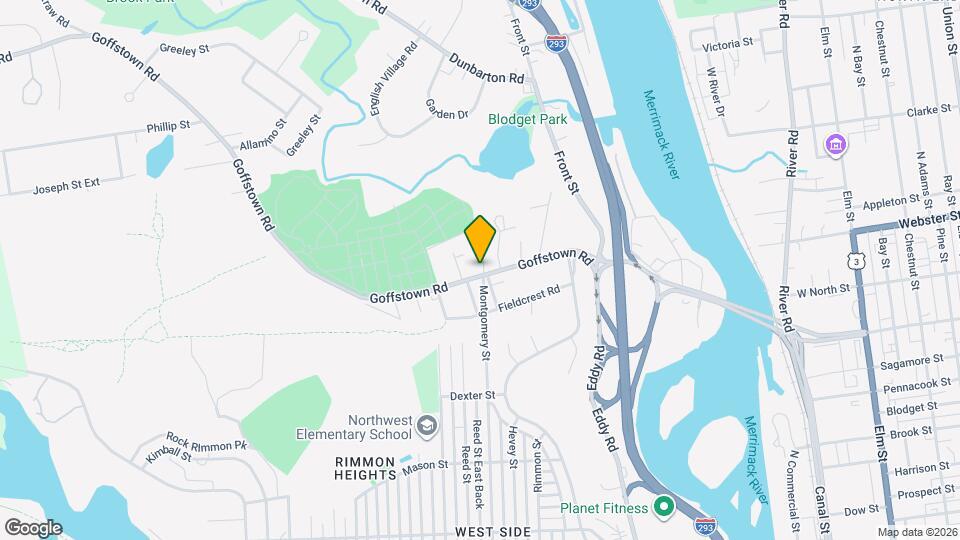 251 Goffstown Rd, Unit Unit 2 Map and Location Details