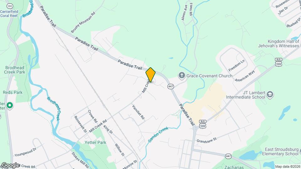 201 Walnut Grove Map and Location Details