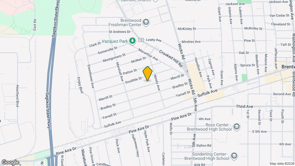 161 Merrill St Map and Location Details