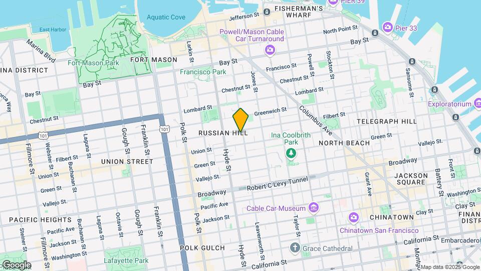 2049 Leavenworth St Mapa y Detalles de la Ubicación