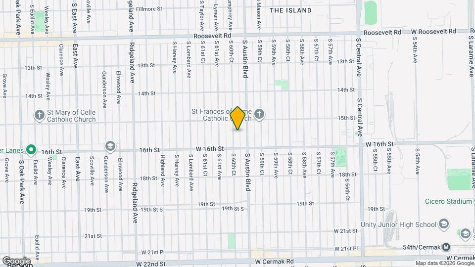 1525 S 60th Ct Map and Location Details