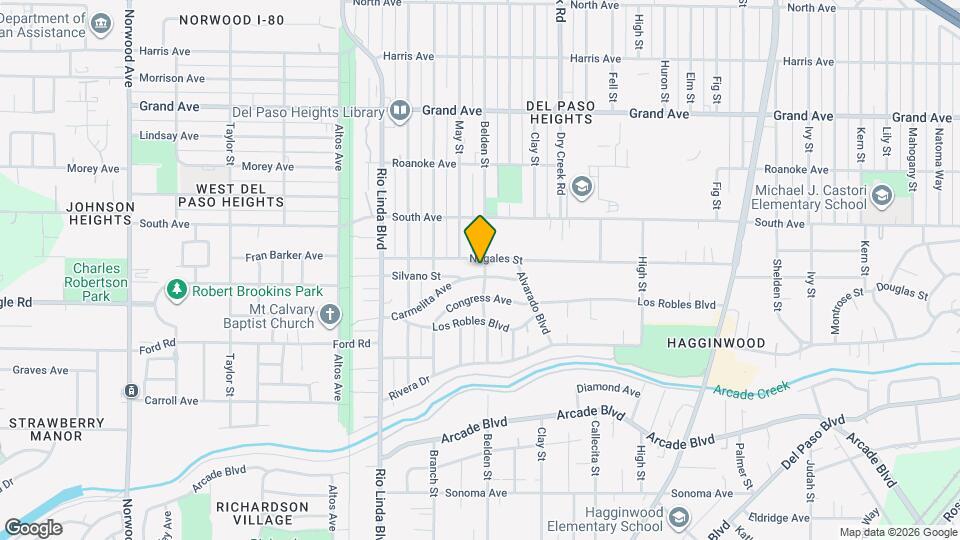 3445 Belden St Map and Location Details