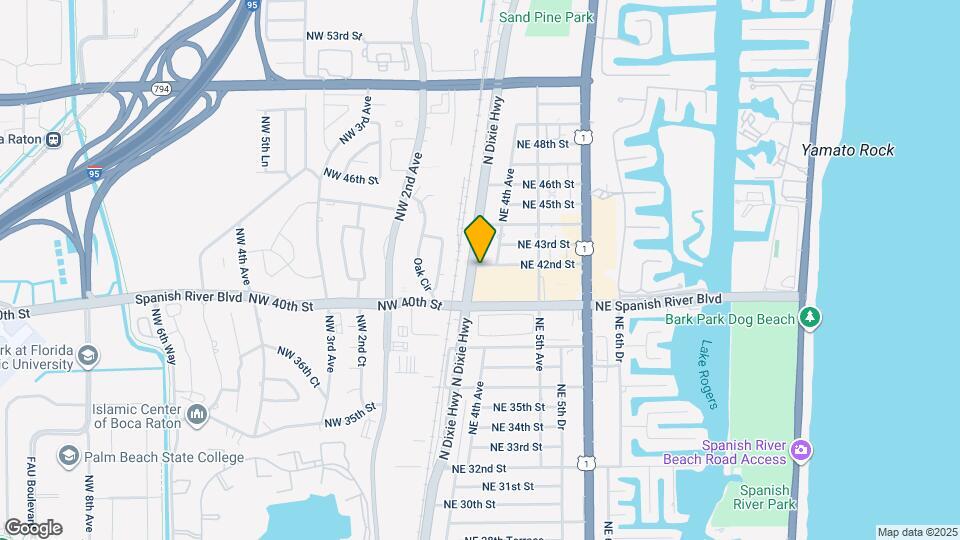 300 NE 42nd St Map and Location Details