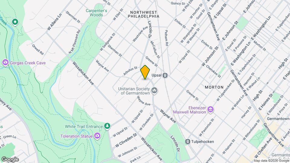 501 W Hortter St Map and Location Details