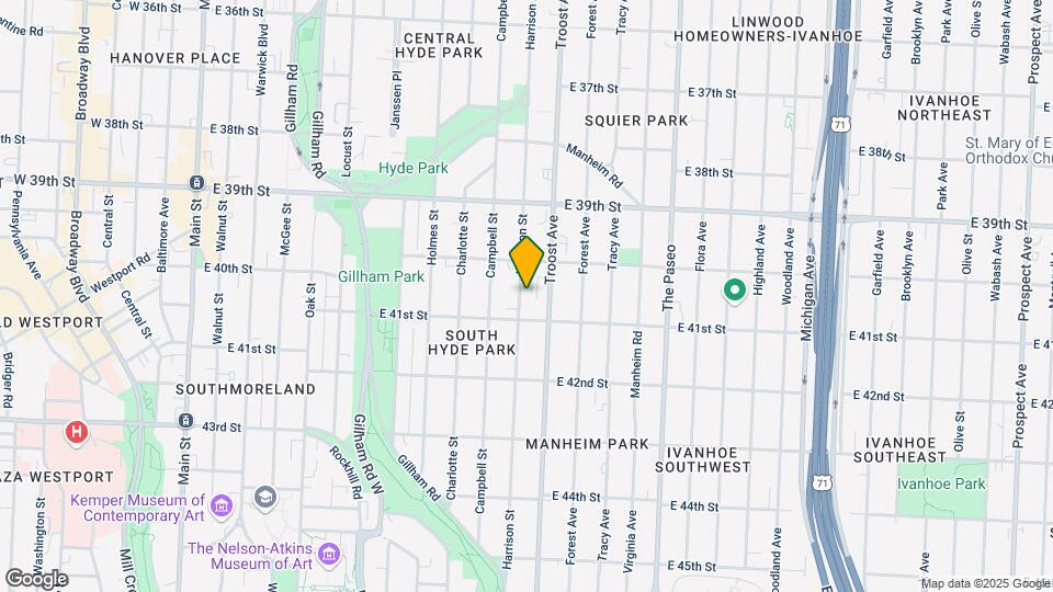 4029-4031 Harrison St Map and Location Details