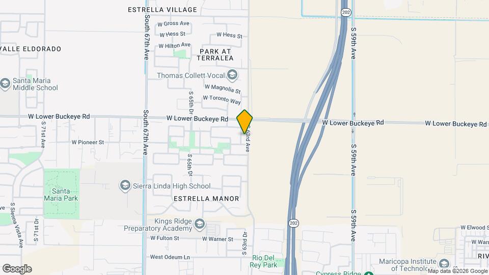 2837 S 63rd Dr Map and Location Details