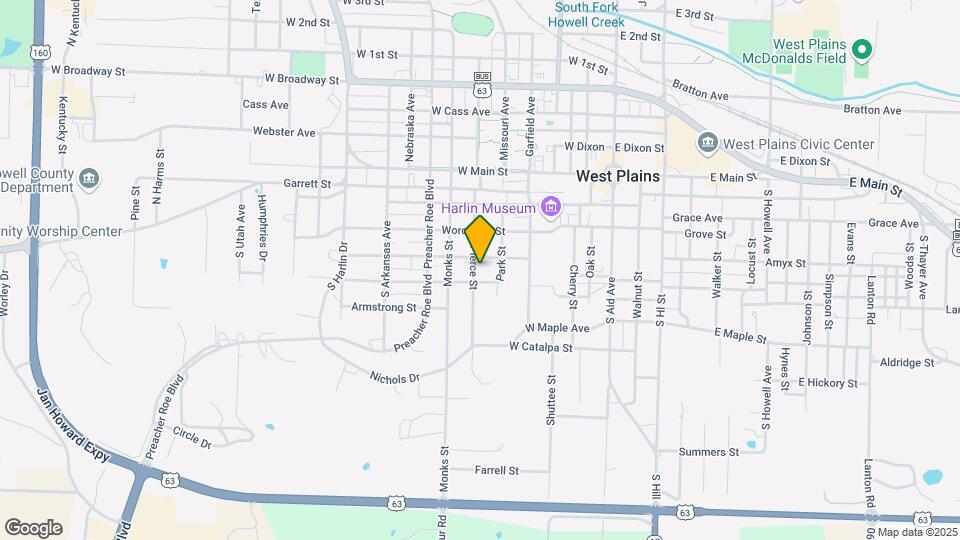 414 Pierce St Map and Location Details