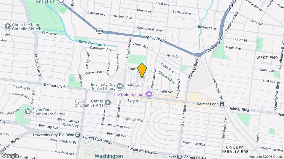 735 Leland Ave, Unit 3rd unit Map and Location Details