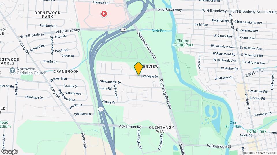 593 Riverview Dr Map and Location Details