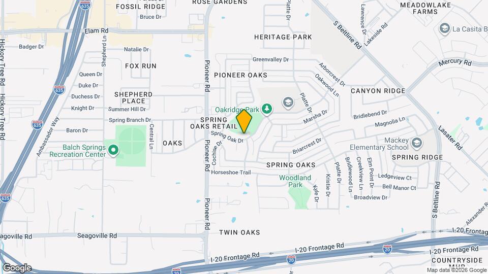 14017 Spring Oak Dr Map and Location Details