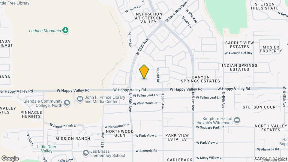 25112 N 54th Ave Map and Location Details