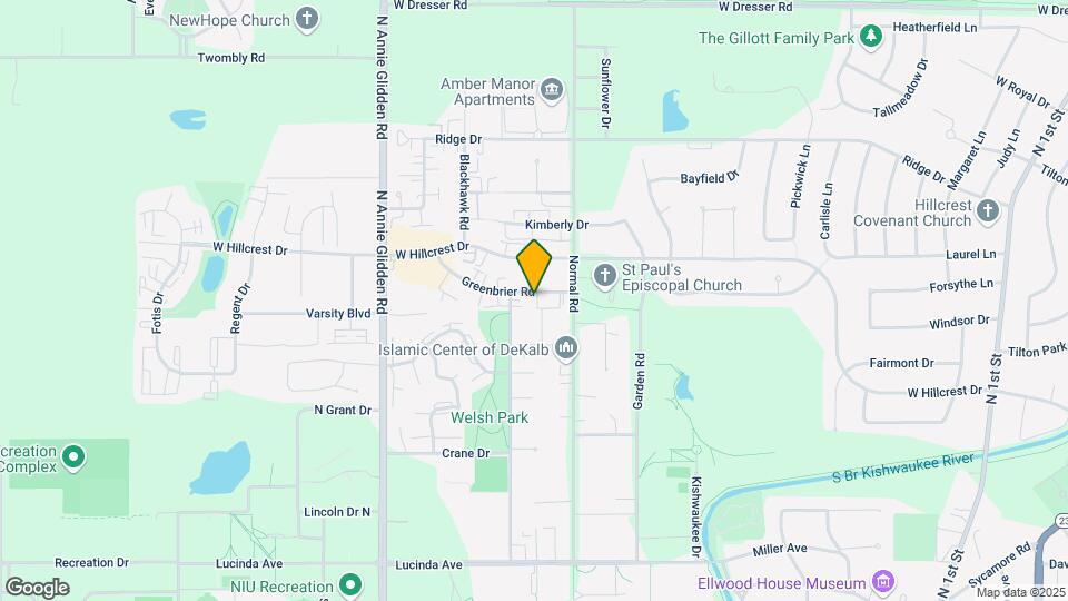 824 Greenbrier Rd Mapa y Detalles de la Ubicación