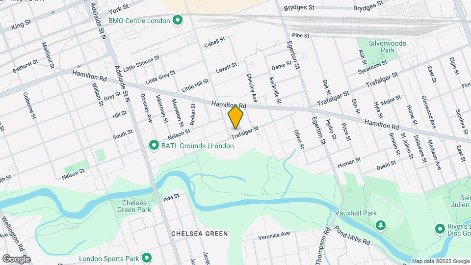 852 Trafalgar St Map and Location Details
