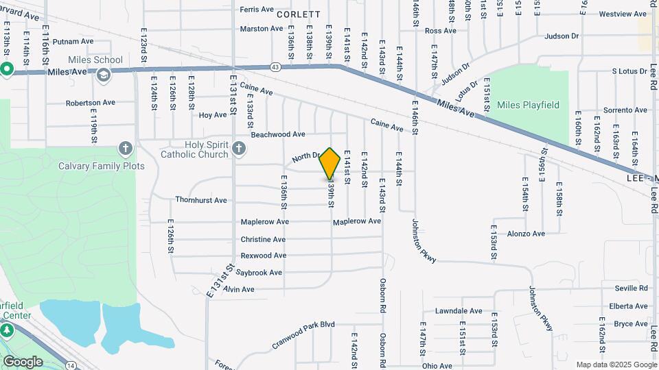 13827 S Parkway Dr Map and Location Details
