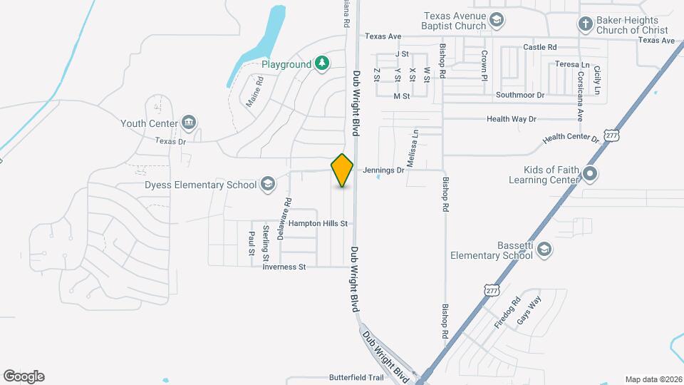 2876 Glennster St Map and Location Details