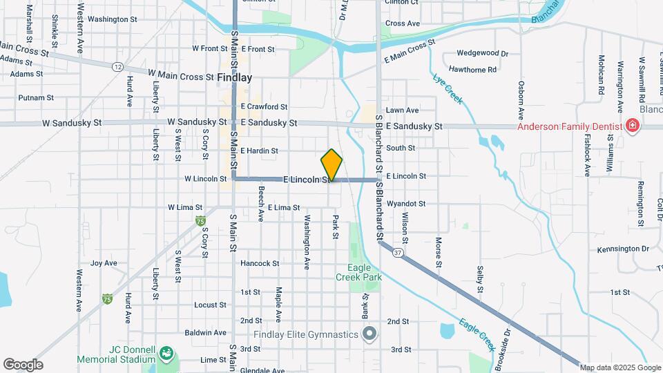 403 E Lincoln St Map and Location Details