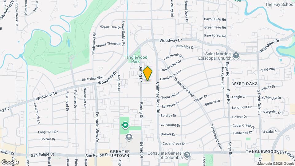 751 Bering Dr Map and Location Details
