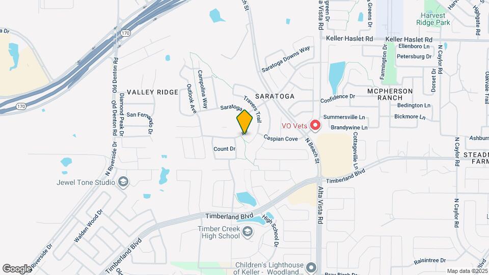 12600 Saratoga Springs Cir Map and Location Details