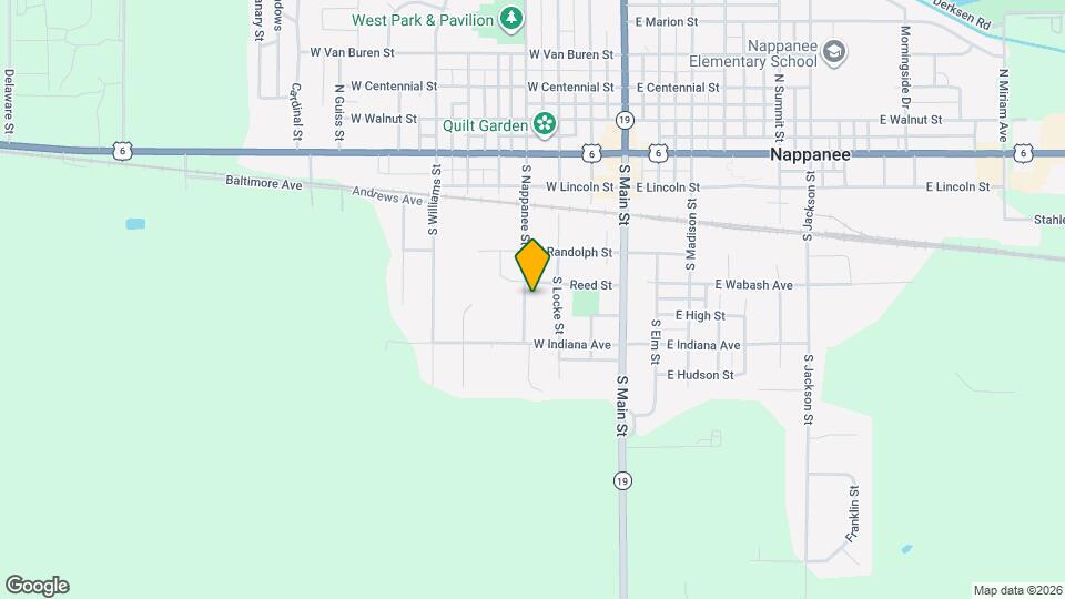 551 S Nappanee St Map and Location Details