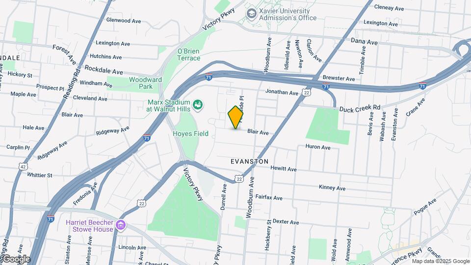 1535 Blair Ave, Unit 1 Map and Location Details