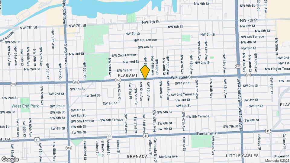 5036 W Flagler St Mapa y Detalles de la Ubicación